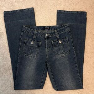 Vintage Bongo “Sweet Blues” Low Rise Flare Jeans Y2K